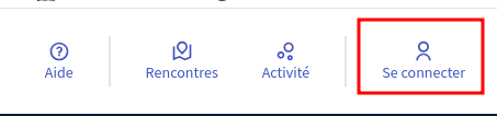 Cliquez sur le bouton "connecter"